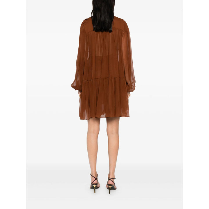 Saint Laurent Brown Dresses - Day Dresses Women