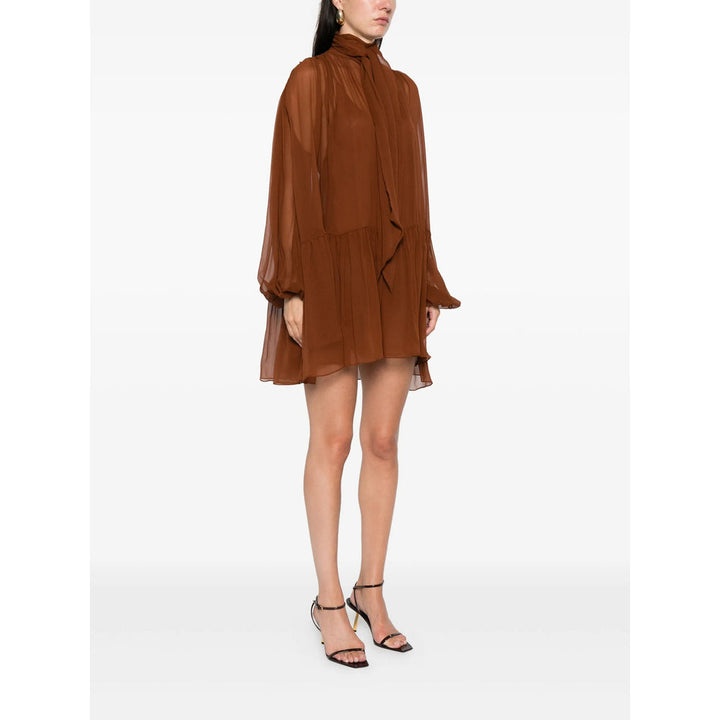Saint Laurent Brown Dresses - Day Dresses Women