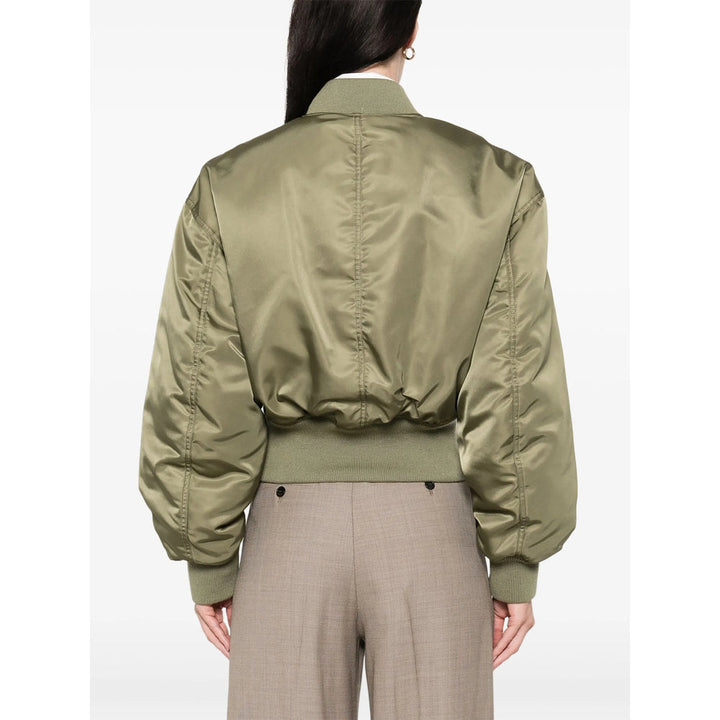 Saint Laurent Green Jackets - Bomber Jackets Women