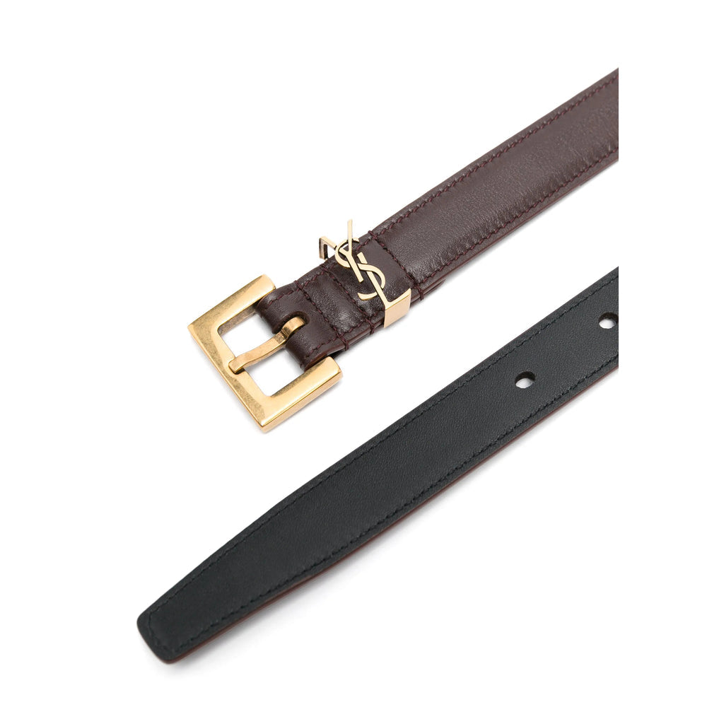 Saint Laurent Brown Belts Women