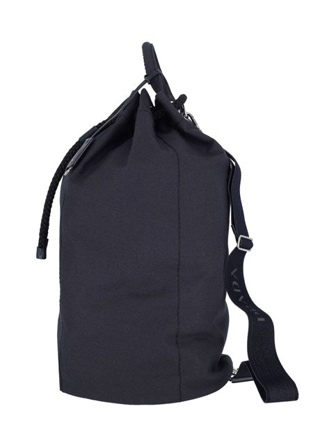 Prada Men Logo Bucket Bag