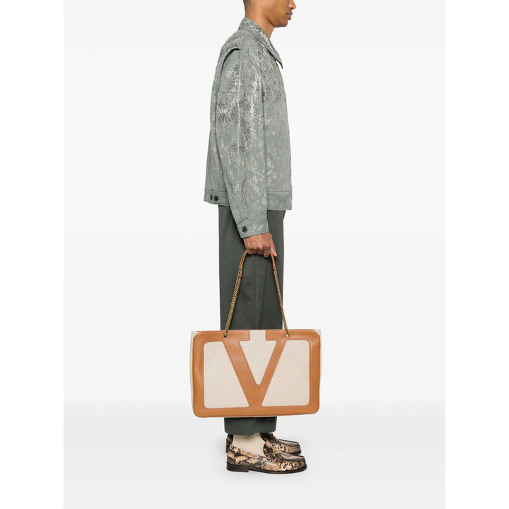 Valentino Garavani Brown Shoulder Bags Men