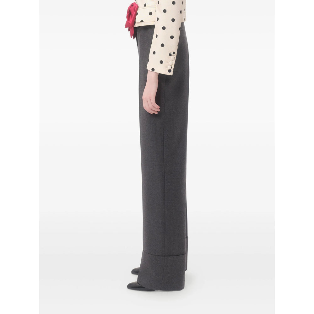 Valentino Grey Trousers - Tailored Trousers Women