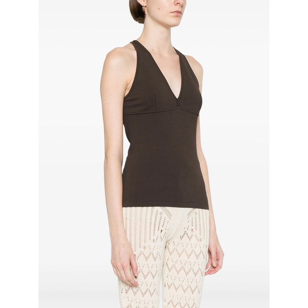 Max Mara Brown Tops - Vests & Tank Tops Women
