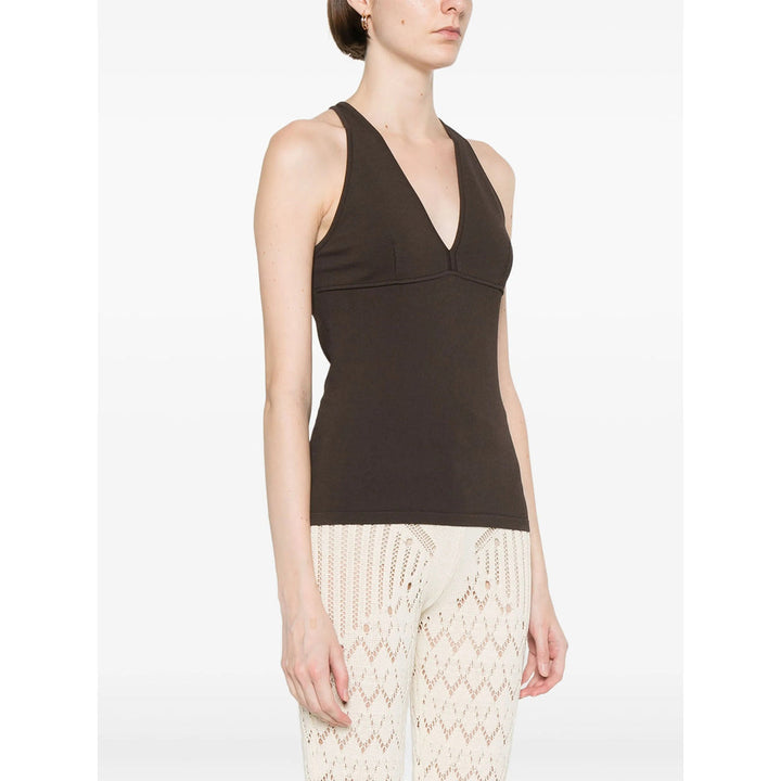 Max Mara Brown Tops - Vests & Tank Tops Women