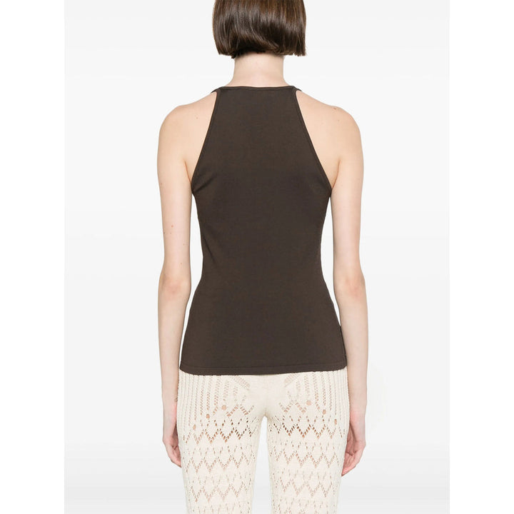 Max Mara Brown Tops - Vests & Tank Tops Women