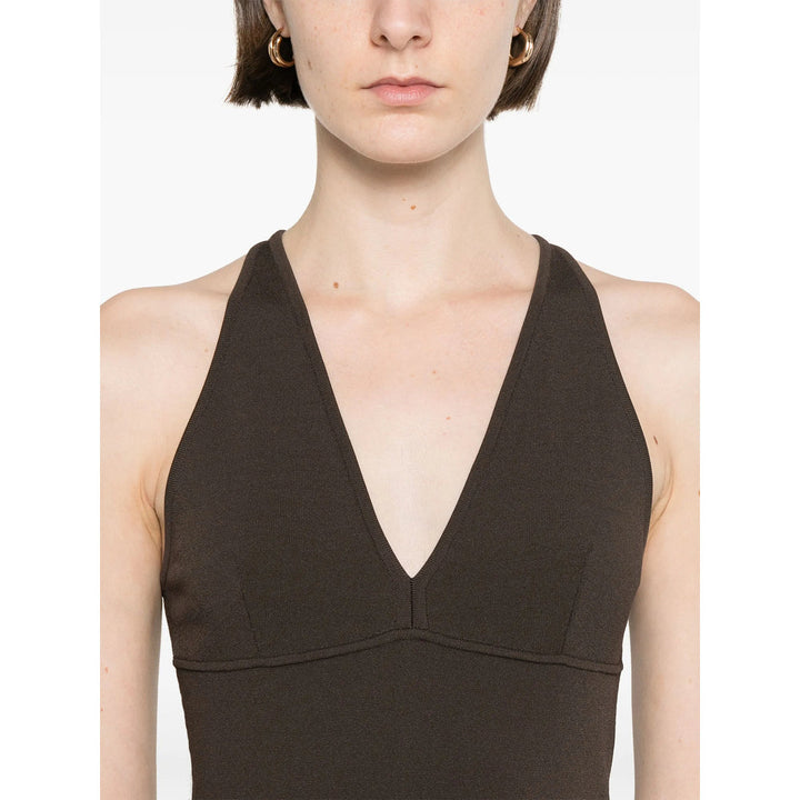 Max Mara Brown Tops - Vests & Tank Tops Women