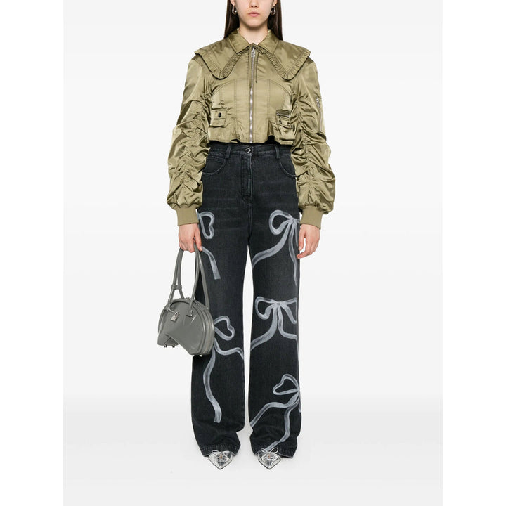 Mach & Mach Black Denim - Straight-Leg Jeans Women