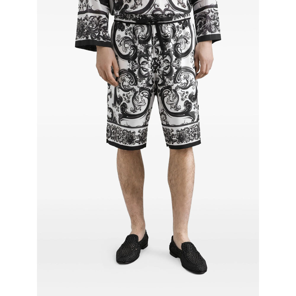 Dolce & Gabbana White Shorts - Bermuda Shorts Men