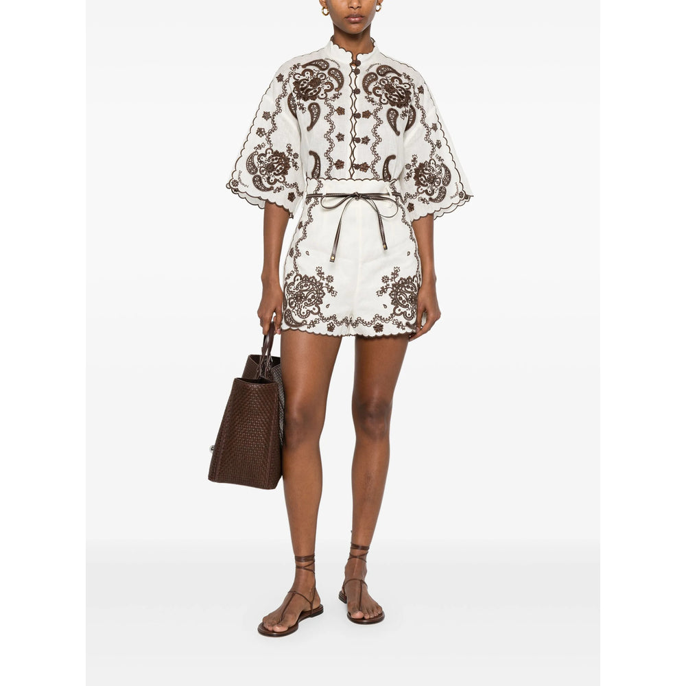 Zimmermann Neutrals Tops - Shirts Women