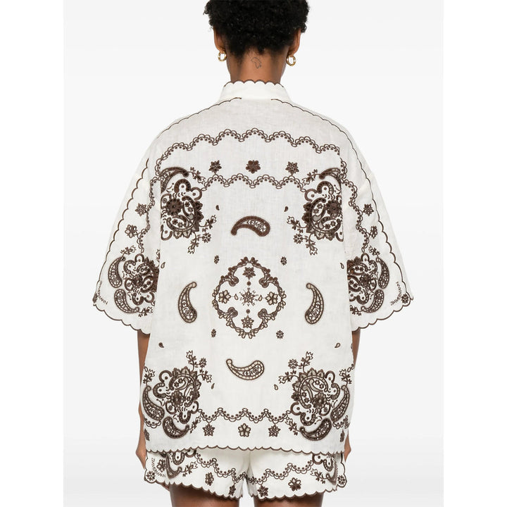 Zimmermann Neutrals Tops - Shirts Women