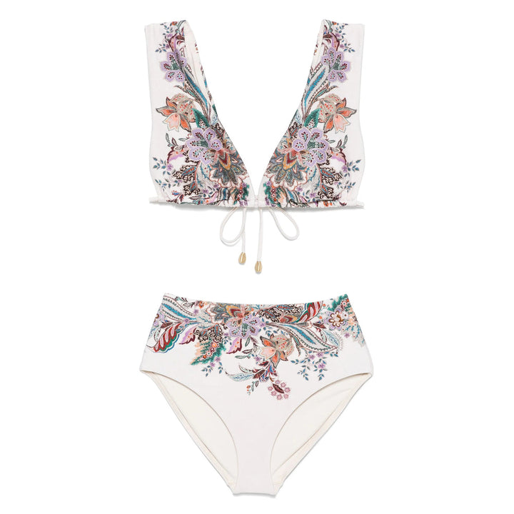 Zimmermann Neutrals Beachwear - Bikinis Women