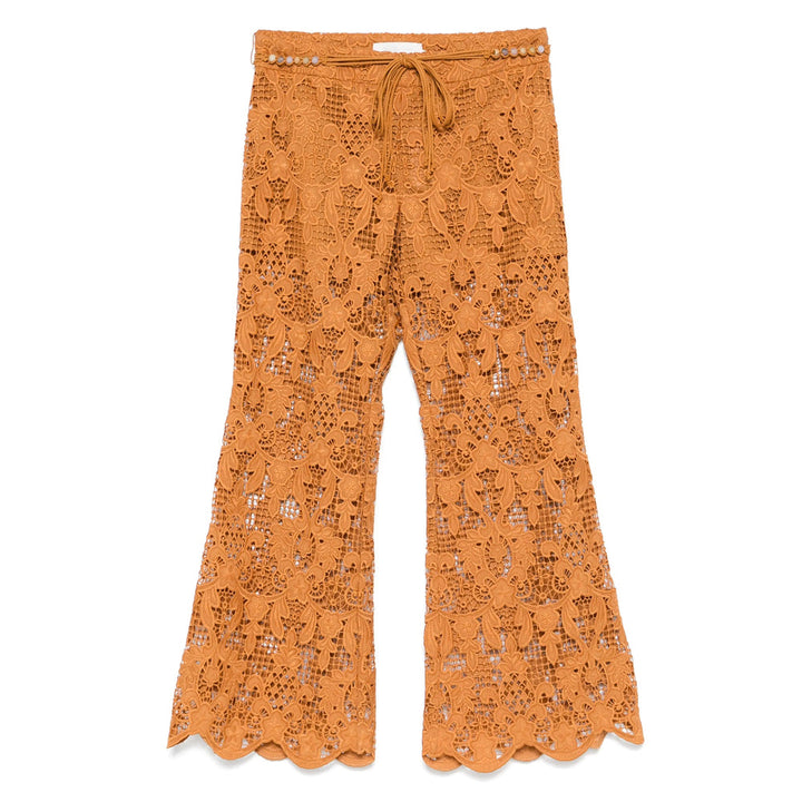 Zimmermann Brown Trousers - Flared Trousers Women