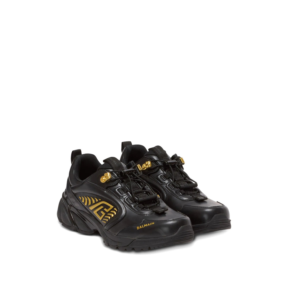 Balmain Black Trainers - Low-Tops Men