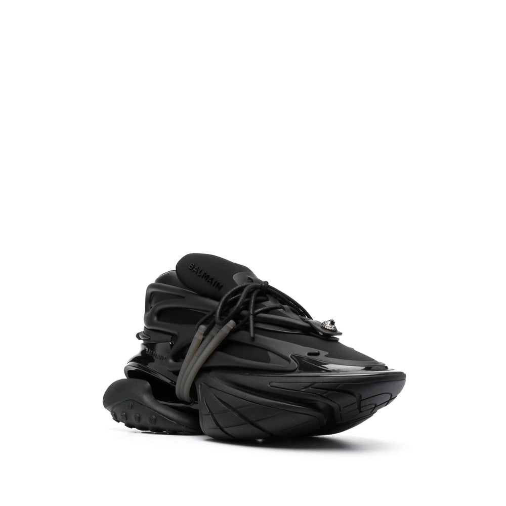 Balmain Black Trainers - Low-Tops Men