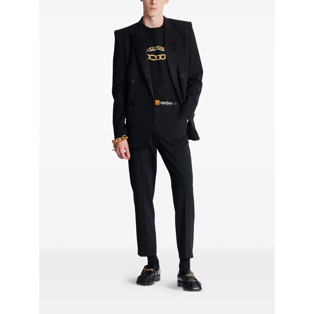 Balmain Black T-Shirts & Vests - T-Shirts Men