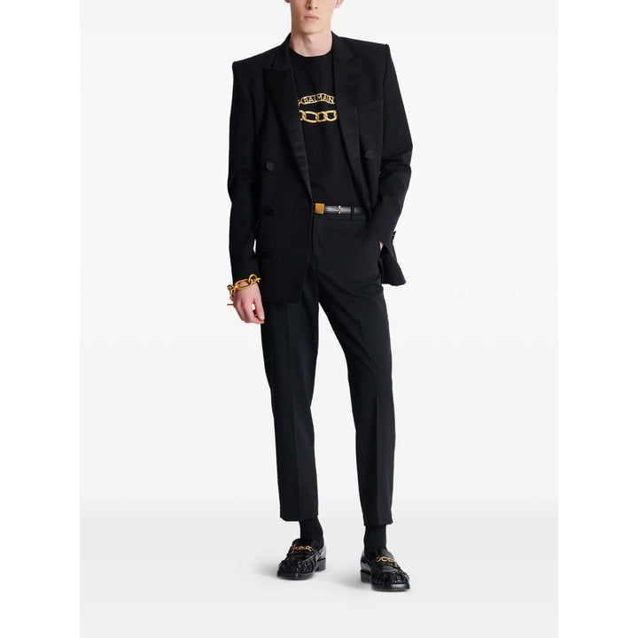 Balmain Black T-Shirts & Vests - T-Shirts Men