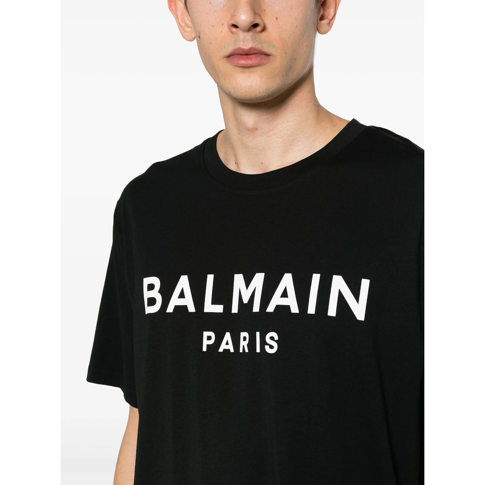 Balmain Black T-Shirts & Vests - T-Shirts Men