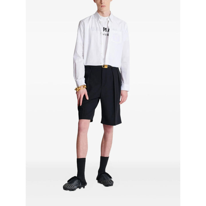 Balmain White T-Shirts & Vests - T-Shirts Men