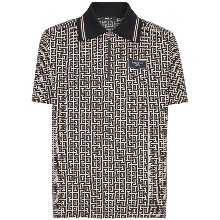 Balmain Black Polo Shirts Men