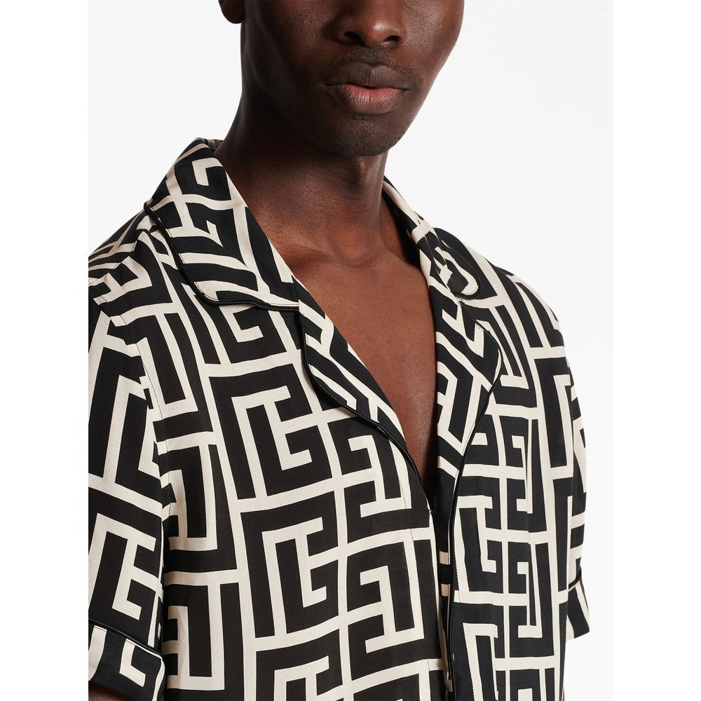 Balmain Black Shirts Men
