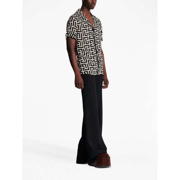 Balmain Black Shirts Men