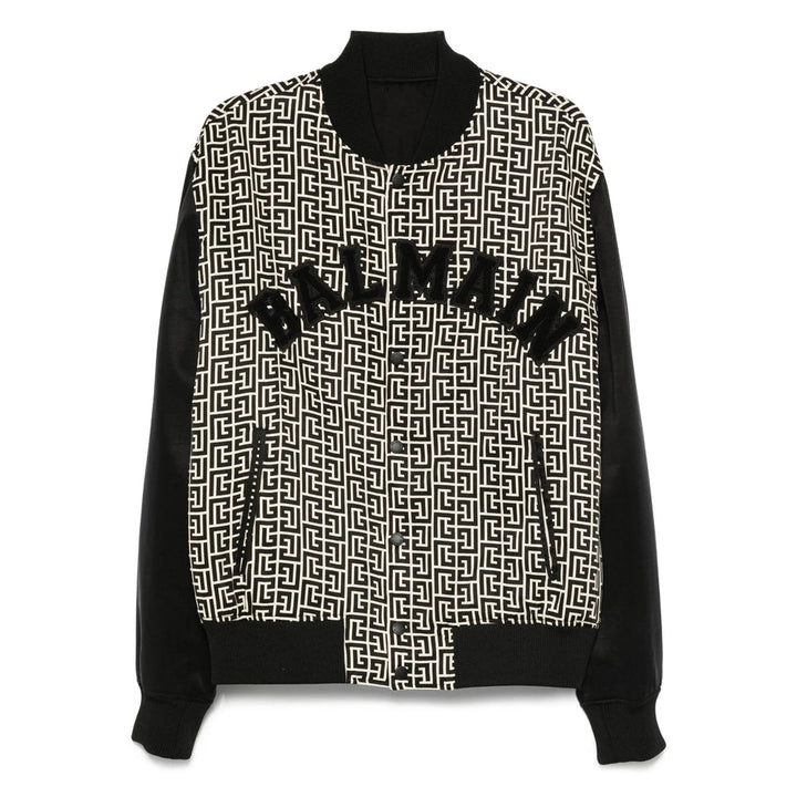 Balmain Black Jackets - Bomber Jackets Men