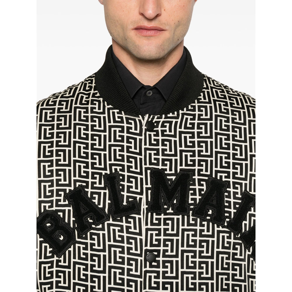 Balmain Black Jackets - Bomber Jackets Men