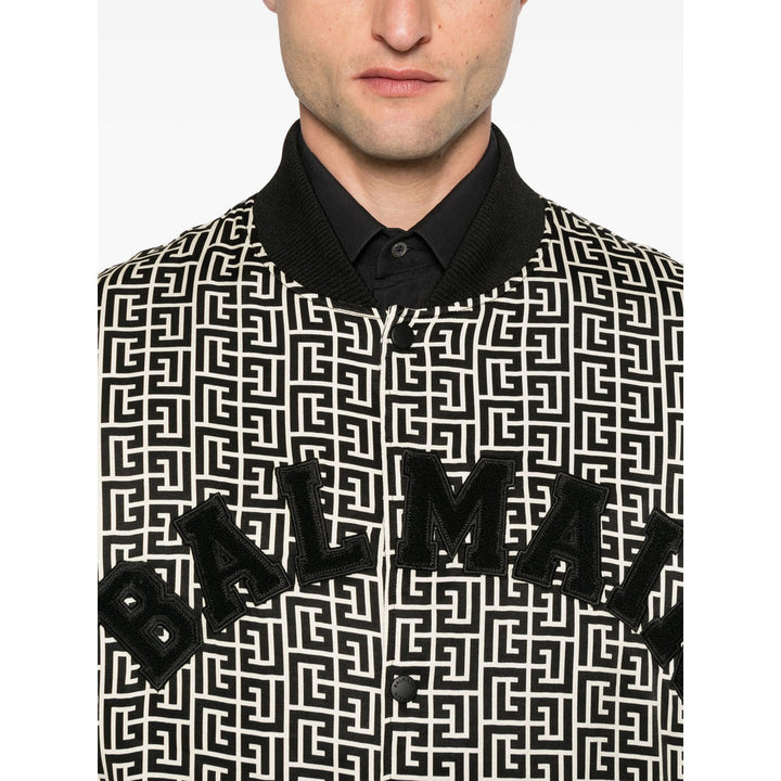 Balmain Black Jackets - Bomber Jackets Men