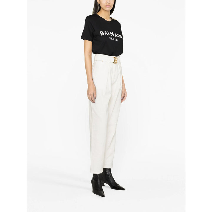 Balmain Black Tops - T-Shirts & Jerseys Women