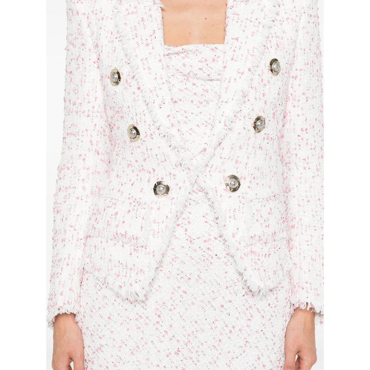 Balmain White Jackets - Tweed Jackets Women