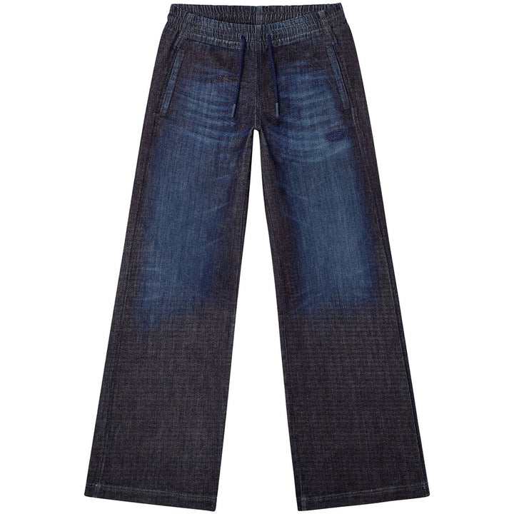 Diesel Blue Denim - Wide-Leg Jeans Women