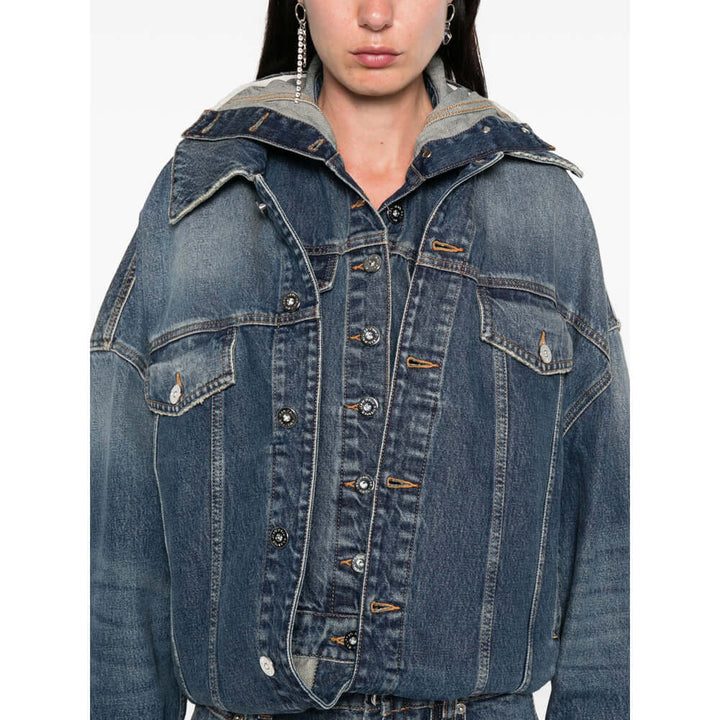 Jean Paul Gaultier Blue Jackets - Denim Jackets Women