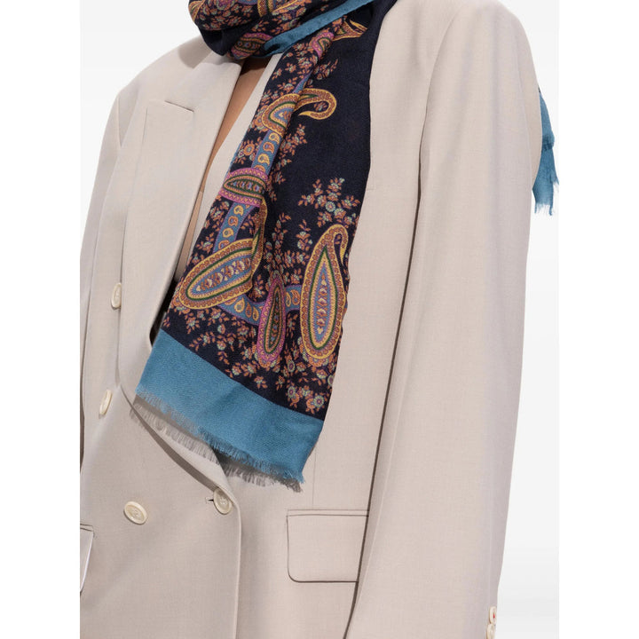 Etro Black Scarves Women