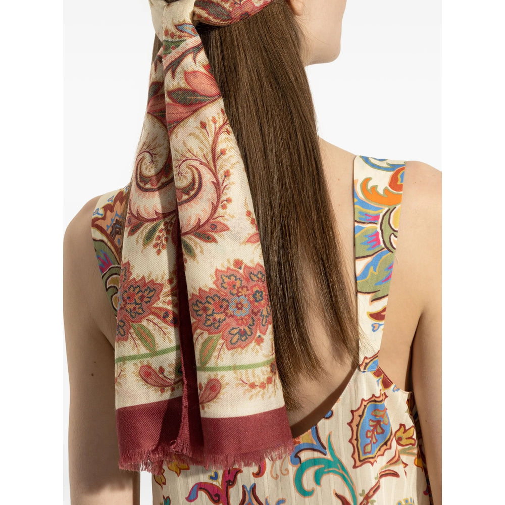 Etro Neutrals Scarves Women