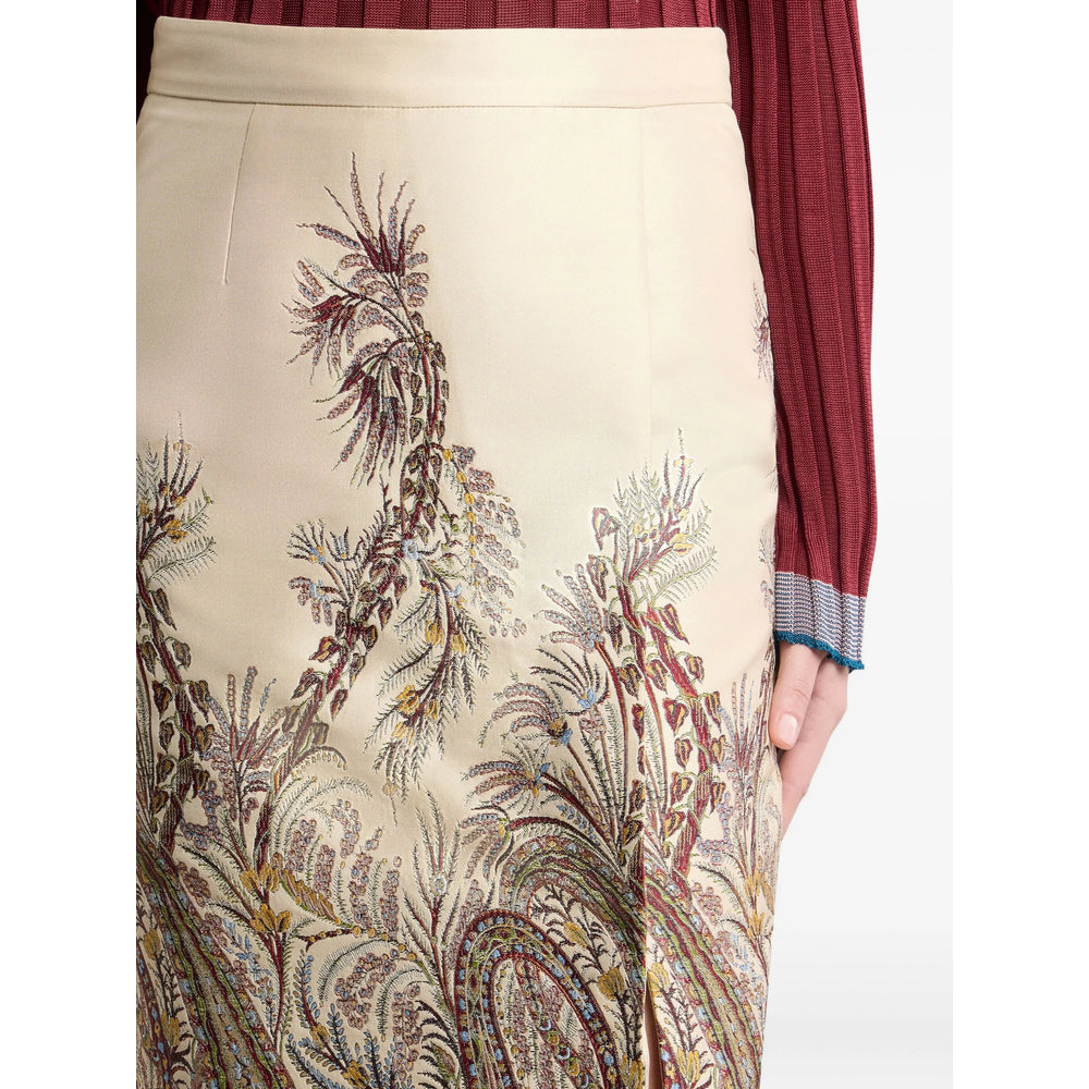 Etro Neutrals Skirts - A-Line Skirts Women