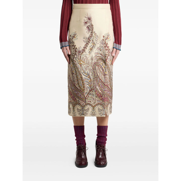 Etro Neutrals Skirts - A-Line Skirts Women