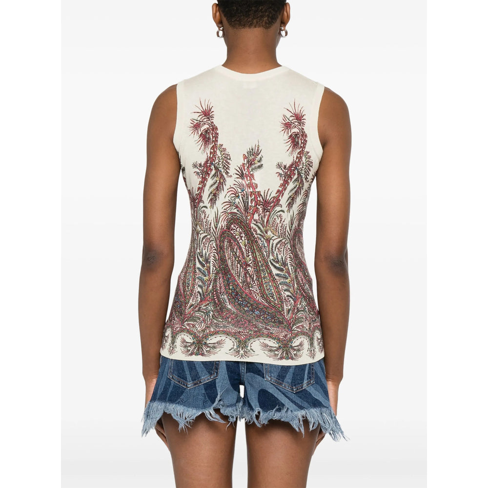 Etro Neutrals Tops - Vests & Tank Tops Women