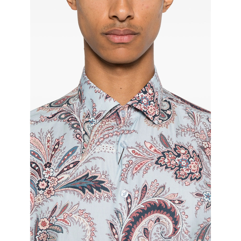 Etro Blue Shirts Men