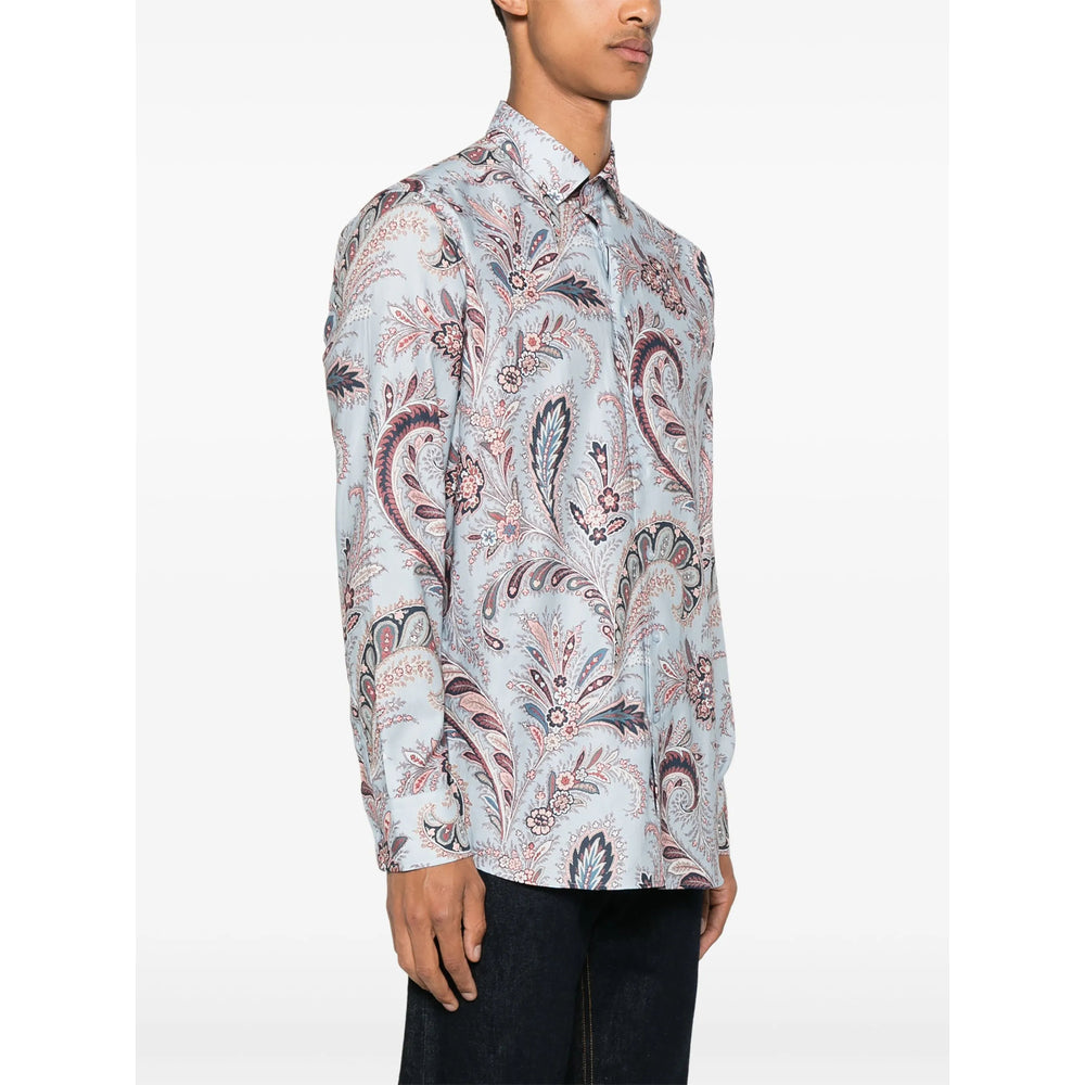 Etro Blue Shirts Men