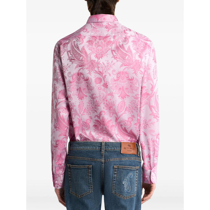 Etro Pink Shirts Men