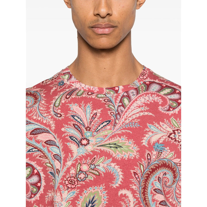 Etro Pink T-Shirts & Vests - T-Shirts Men