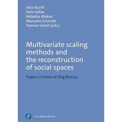 Multivariate Scaling Methods and the Reconstruction of Social Spaces: Papers in Honor of Jg Blasius - Paperback