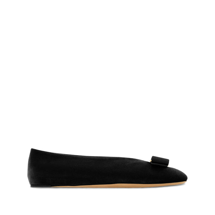 Ferragamo Black Ballet Flats Women
