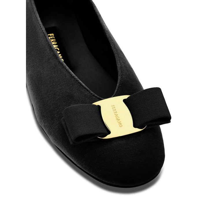 Ferragamo Black Ballet Flats Women