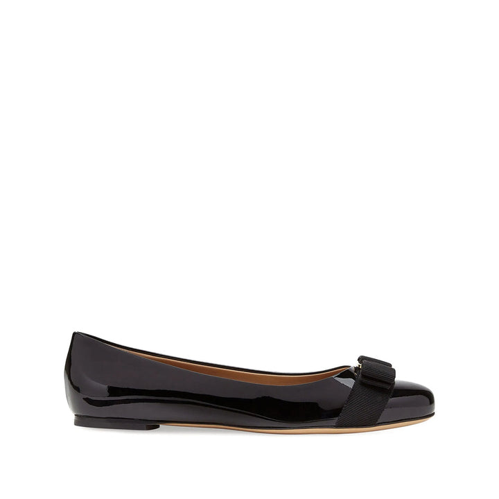 Ferragamo Black Ballet Flats Women