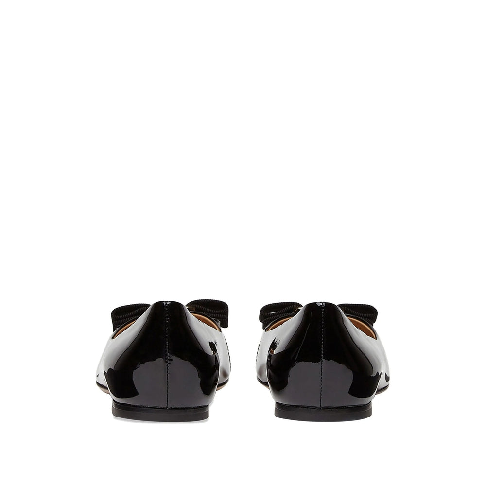 Ferragamo Black Ballet Flats Women