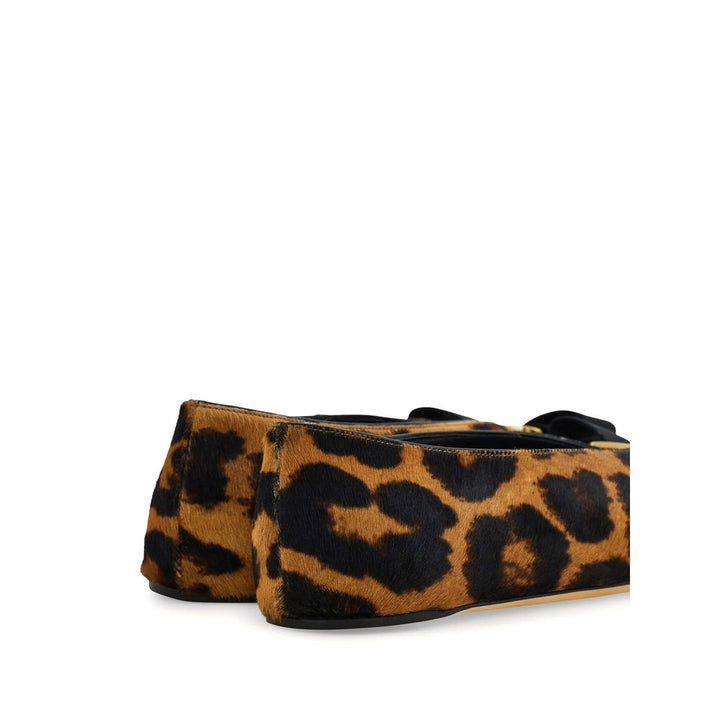Ferragamo Brown Ballet Flats Women