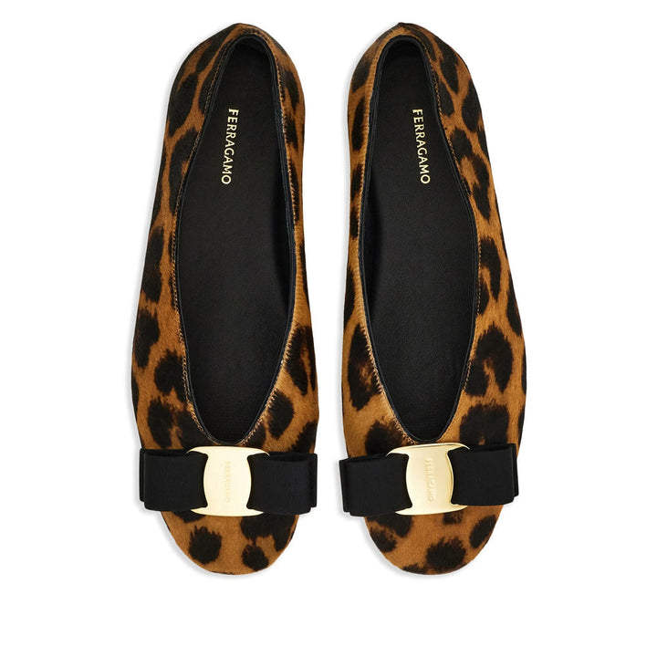 Ferragamo Brown Ballet Flats Women