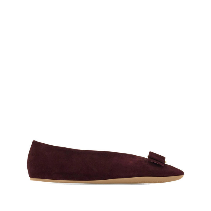 Ferragamo Red Ballet Flats Women